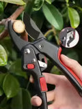 Heavy Duty Ratchet Pruning Shears Garden Loppers Branch Cutter Labor Saving Fruit Tree Trimming Scissors Landscape Gardening Too