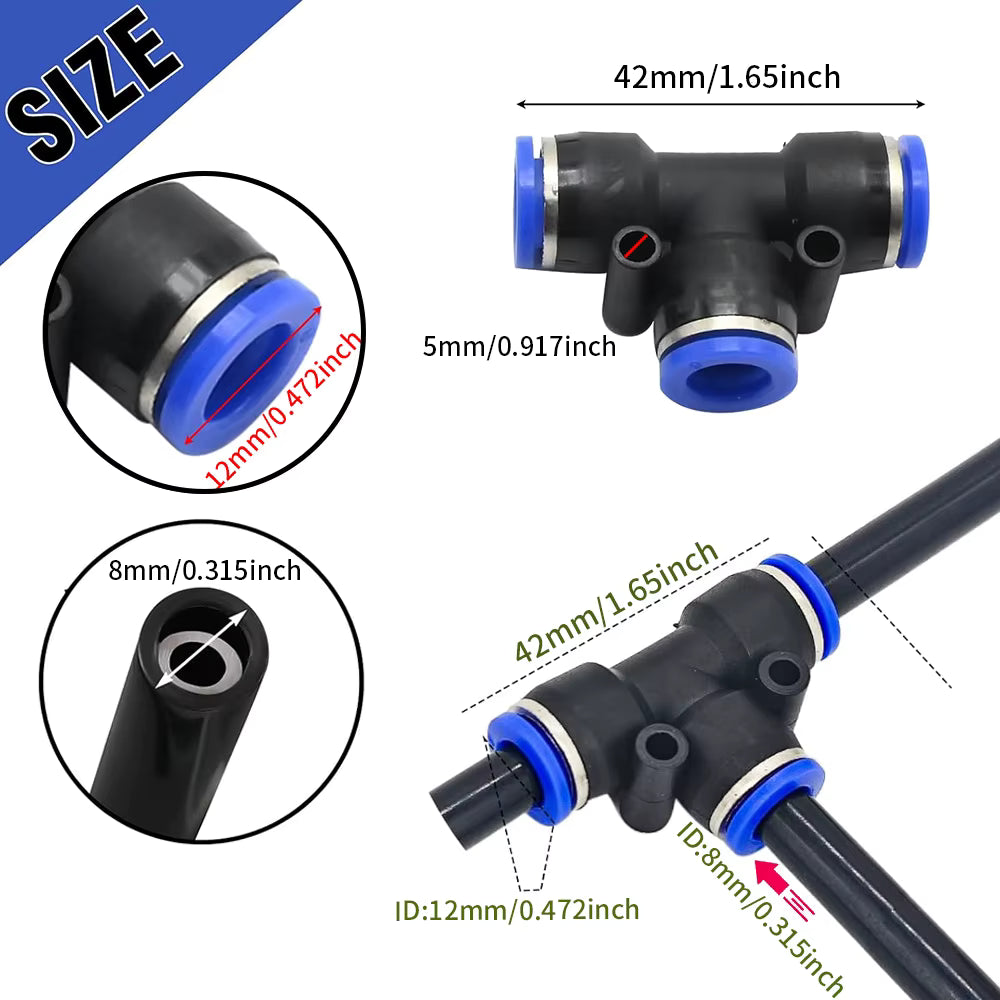 20/30/50cm 360° Free-bend Misting Nozzle Adjustable Brass Atomization Sprayer Garden Irrigation Watering for 6/8/10/12mm PE Hose