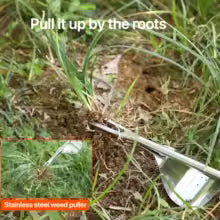 Weeding artifact drafter garden supplies gardening household weed puller root puller weed pulling tool garden rake hand-held loo
