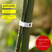 Wholesale 100/500PCS Reusable Plastic Plant Support Clips Protection Grafting Fixing Tools for Vegetable Tomato Garden Supplies