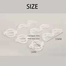 Wholesale 100/500PCS Reusable Plastic Plant Support Clips Protection Grafting Fixing Tools for Vegetable Tomato Garden Supplies